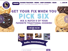 Tablet Screenshot of insomniacookies.com